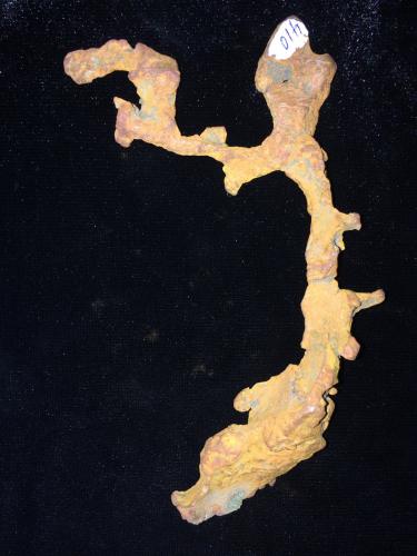 Copper<br />Lake Superior copper district, Keweenaw County, Michigan, USA<br />110 mm x 60 mm x 15 mm<br /> (Author: Robert Seitz)
