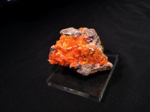 Wulfenite<br />Rowley Mine, Theba, Painted Rock District, Painted Rock Mountains, Maricopa County, Arizona, USA<br />55 mm x 50 mm x 40 mm<br /> (Author: Robert Seitz)