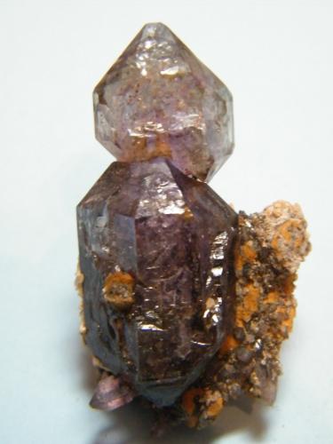 Quartz (variety amethyst)<br />Goboboseb Mountains, Brandberg area, Erongo Region, Namibia<br />26mm x 44mm x 20mm<br /> (Author: Heimo Hellwig)