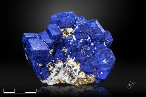 Lazurite<br />Ladjuar Medam, Sar-e Sang, Koksha Valley, Khash & Kuran Wa Munjan Districts, Badakhshan Province, Afghanistan<br />86 X 67 mm<br /> (Author: Manuel Mesa)