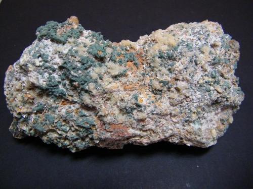 Mottramite and Mimetite<br />Tsumeb Mine, Tsumeb, Otjikoto Region, Namibia<br />150mm x 80mm x 60mm<br /> (Author: Heimo Hellwig)