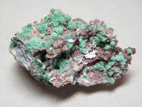 Malachite<br />Tsumeb Mine, Tsumeb, Otjikoto Region, Namibia<br />62mm x 40mm x 46mm<br /> (Author: Heimo Hellwig)