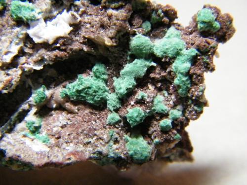 Malachite<br />Tsumeb Mine, Tsumeb, Otjikoto Region, Namibia<br />62mm x 40mm x 46mm<br /> (Author: Heimo Hellwig)