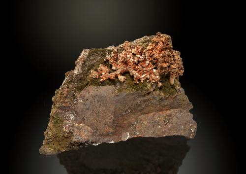 Copper<br />Boinás East, 380 Bench, Boinás, Belmonte de Miranda, Comarca Oviedo, Principality of Asturias (Asturias), Spain<br />55 x 38 mm<br /> (Author: Manuel Mesa)
