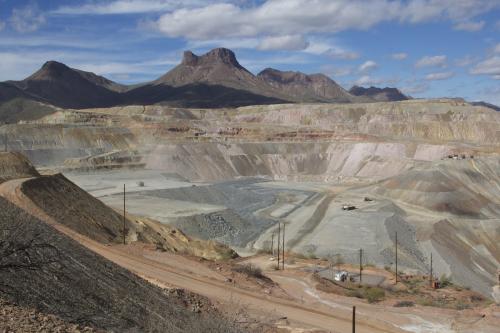 _The next four images are a panorama of the main pit from NE to SW. The mine is vast. (Author: vic rzonca)