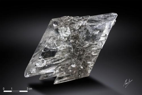 Gypsum<br />Santa María Quarry, Ariño, Comarca Andorra-Sierra de Arcos, Teruel, Aragon, Spain<br />115 X 62 mm<br /> (Author: Manuel Mesa)