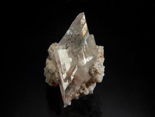 Gypsum<br />Naica Mine, Naica, Municipio Saucillo, Chihuahua, Mexico<br />2.8 x 2.9 cm<br /> (Author: crosstimber)