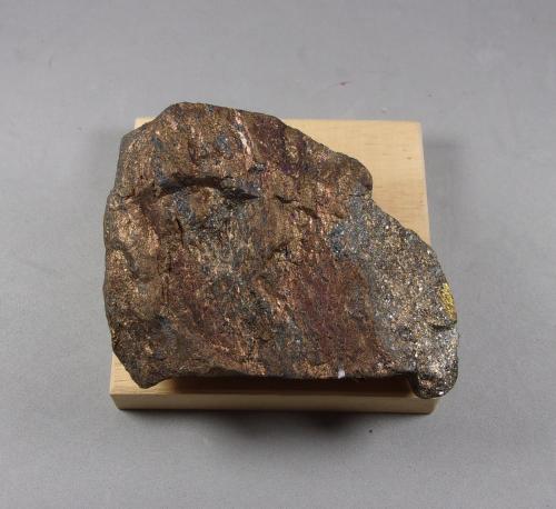 Renierita<br />Kipushi, Cinturón de cobre de Katanga, Katanga (Shaba), República Democrática del Congo (Zaire)<br />8 x 6 cm.<br /> (Autor: J. G. Alcolea)