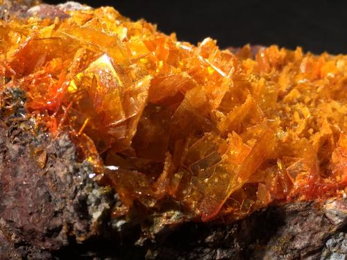 Wulfenite, Mimetite<br />Rowley Mine, Theba, Painted Rock District, Painted Rock Mountains, Maricopa County, Arizona, USA<br />245 mm x 155 mm x 95 mm<br /> (Author: Robert Seitz)