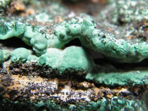 Malachite<br />Tsumeb Mine, Tsumeb, Otjikoto Region, Namibia<br />118mm x 62mm x 80mm<br /> (Author: Heimo Hellwig)