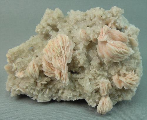 Barite on Quartz<br />Mina Weldon, Montes Ben Nevis, Reserva India Tohono O'odham, Distrito Quijotoa, Condado Pima, Arizona, USA<br />6.5cm x 4.8cm<br /> (Author: rweaver)