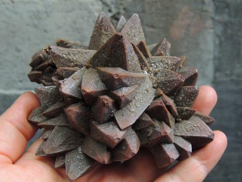 Calcite<br />Carmen Mine (El Carmen Mine), West Camp, Santa Eulalia District, Municipio Aquiles Serdán, Chihuahua, Mexico<br />11 x 10 x 5.5 centimeters<br /> (Author: Ricardo Melendez)