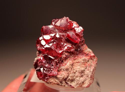 Cuprite<br />Milpillas Mine, Cuitaca, Municipio Santa Cruz, Sonora, Mexico<br />48mm x 45mm x 23mm<br /> (Author: Don Lum)