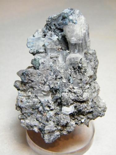 Cerussite<br />Tsumeb Mine, Tsumeb, Otjikoto Region, Namibia<br />53mm x 75mm x 25mm<br /> (Author: Heimo Hellwig)