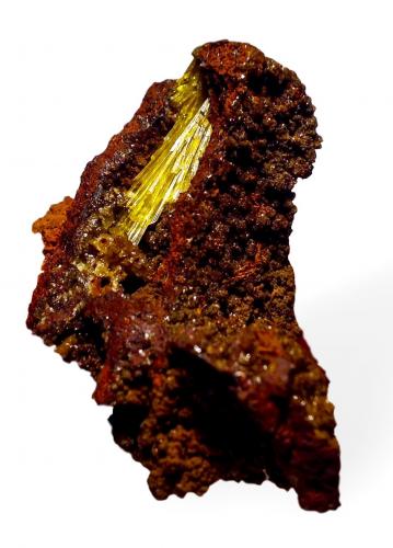 Legrandite<br />Ojuela Mine, Mapimí, Municipio Mapimí, Durango, Mexico<br />4 cm<br /> (Author: Nunzio)