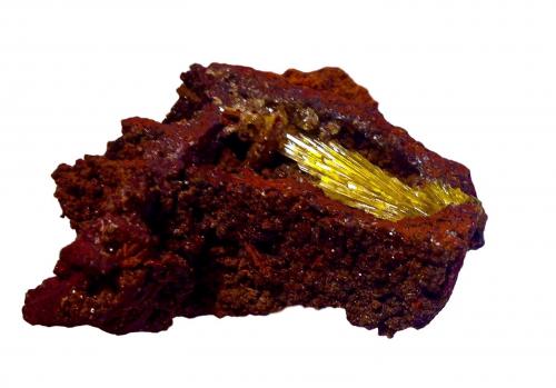 Legrandite<br />Ojuela Mine, Mapimí, Municipio Mapimí, Durango, Mexico<br />4 cm<br /> (Author: Nunzio)