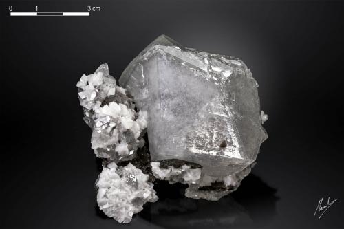 Calcite<br />Moscona Mine, El Llano, Solís, Corvera de Asturias, Comarca Avilés, Principality of Asturias (Asturias), Spain<br />72 x 39 mm<br /> (Author: Manuel Mesa)