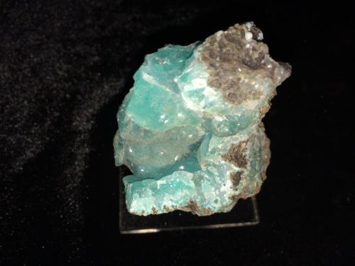 Smithsonite<br />Mina Kelly, Magdalena, Distrito Magdalena, Condado Socorro, New Mexico, USA<br />63 mm x 53 mm x 45 mm<br /> (Author: Robert Seitz)