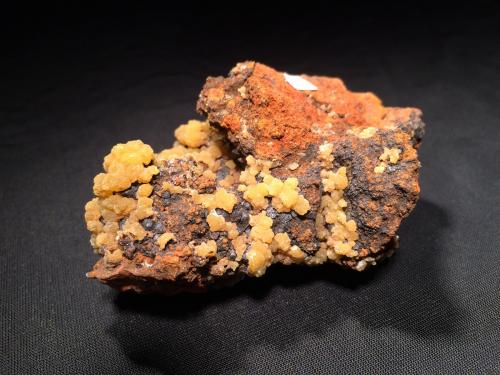 Mimetite<br />Ojuela Mine, Mapimí, Municipio Mapimí, Durango, Mexico<br />90 mm x 60 mm x 55 mm<br /> (Author: Robert Seitz)