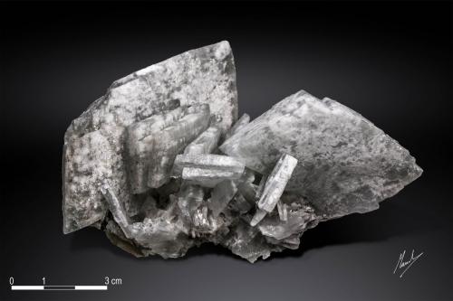 Baryte<br />Mina Los Palomos, Barranco Las Nogueras, Campos de Golf, Atamaría, Cartagena, Comarca Campo de Cartagena, Region of Murcia (Murcia), Spain<br />114 x 78 mm<br /> (Author: Manuel Mesa)