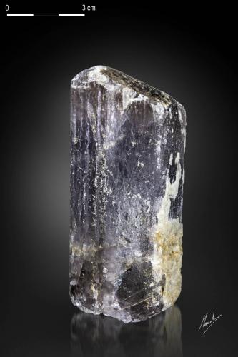 Scapolite<br />Koksha Valley, Khash & Kuran Wa Munjan Districts, Badakhshan Province, Afghanistan<br />98 x 45 mm<br /> (Author: Manuel Mesa)