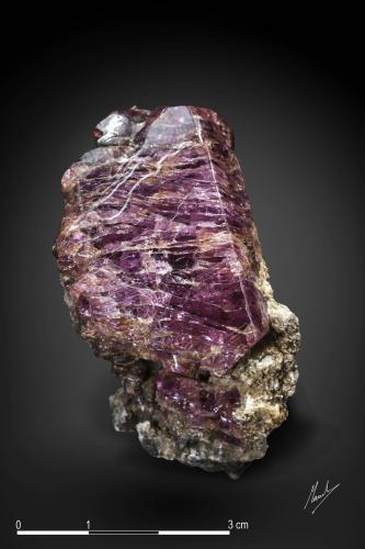 Spinel<br />Luc Yen, Yenbai Province, Vietnam<br />49 x 26 mm<br /> (Author: Manuel Mesa)