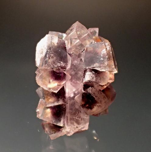 Fluorite, Quartz<br />Orange river area, Kakamas, ZF Mgcawu District, Northern Cape Province, South Africa<br />24mm x 17mm x 13mm<br /> (Author: Don Lum)