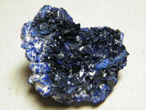 Azurite<br />Tsumeb Mine, Tsumeb, Otjikoto Region, Namibia<br />46mm x 39mm x 23mm<br /> (Author: Heimo Hellwig)