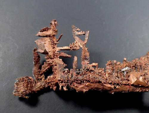 Copper<br />White Pine Mine, White Pine, Ontonagon County, Michigan, USA<br />124mm x 48mm x 10mm<br /> (Author: Don Lum)