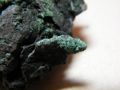 Malachite<br />Tsumeb Mine, Tsumeb, Otjikoto Region, Namibia<br />60mm x 58mm x 38mm<br /> (Author: Heimo Hellwig)