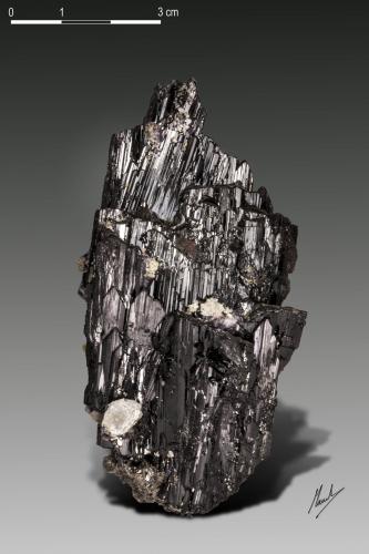Ferberite<br />Yaogangxian Mine, Yizhang, Chenzhou Prefecture, Hunan Province, China<br />85 X 43 mm<br /> (Author: Manuel Mesa)