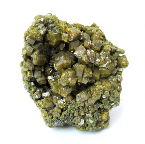 Pyromorphite<br />Mercur Mine Group (Mercur Mine), Bad Ems, Bad Ems District, Lahn Valley, Rhineland-Palatinate/Rheinland-Pfalz, Germany<br />Specimen size 4 cm<br /> (Author: Tobi)