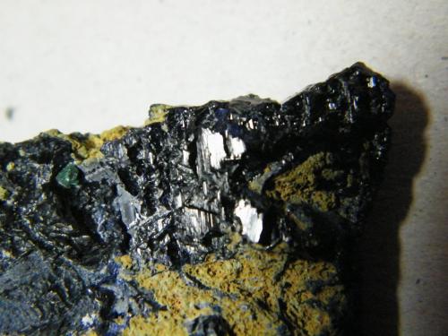 Azurite<br />Tsumeb Mine, Tsumeb, Otjikoto Region, Namibia<br />88mm x 70mm x 19mm<br /> (Author: Heimo Hellwig)