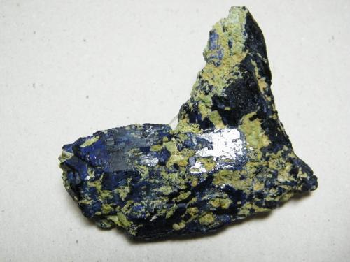 Azurite<br />Tsumeb Mine, Tsumeb, Otjikoto Region, Namibia<br />88mm x 70mm x 19mm<br /> (Author: Heimo Hellwig)