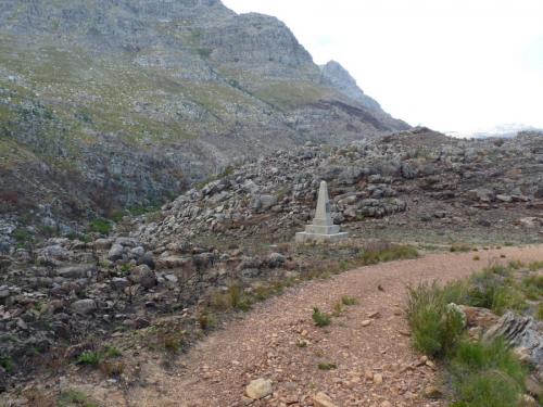 A monument to flood disaster victims (some of them heroes that lost their lives trying to save others) (Author: Pierre Joubert)