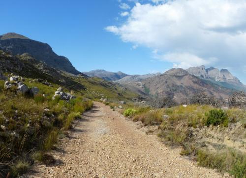 The 4x4 road up. (Author: Pierre Joubert)