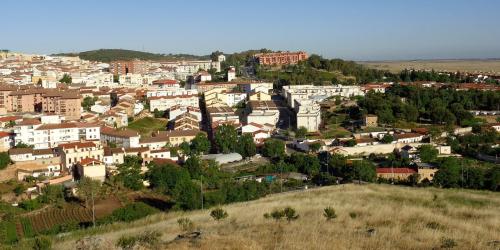 Foto tomada desde el cerro de la butrera donde puede observarse la situación actual de la zona de San Blas. (Autor: Cristalino)