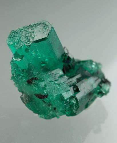 Beryl (variety emerald)<br />Muzo mining district, Western Emerald Belt, Boyacá Department, Colombia<br />12x16mm<br /> (Author: Fiebre Verde)