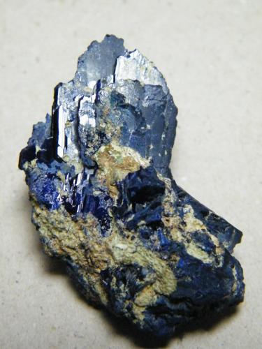 Azurite<br />Tsumeb Mine, Tsumeb, Otjikoto Region, Namibia<br />32mm x 45mm x 15mm<br /> (Author: Heimo Hellwig)