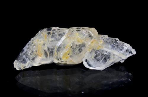 Quartz (variety faden)<br />Stand-on-Your-Head No. 1 Mine, Bland, Saline County, Arkansas, USA<br />80.6mm x 27.7mm x 12.4mm<br /> (Author: Don Lum)