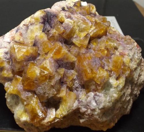 Fluorite<br />Wheal Buller, Redruth, Camborne - Redruth - Saint Day District, Cornwall, England / United Kingdom<br />14.5cm x 12cm<br /> (Author: markbeckett)