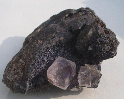 Fluorite<br />Pike Law Mines, Newbiggin, Teesdale, North Pennines Orefield, County Durham, England / United Kingdom<br />8cm<br /> (Author: colin robinson)