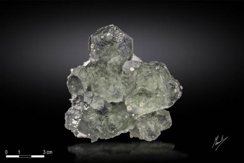 Fluorite<br />Shizhuyuan Mine, Dongpo, Yizhang District, Chenzhou Prefecture, Hunan Province, China<br />92 x 92 mm<br /> (Author: Manuel Mesa)