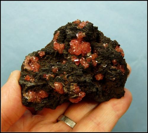 Rhodocrosite<br />N'Chwaning II Mine, N'Chwaning mining area, Kuruman, Kalahari manganese field (KMF), Northern Cape Province, South Africa<br />80 x 65 x 45 mm<br /> (Author: Pierre Joubert)