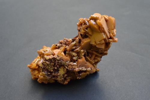 Wulfenita<br />Helena Mine, Crna (Schwarzenbach), Meica Municipality, Carinthia Region, Slovenia<br />6,5 x 6,5 x 4 cm<br /> (Autor: Antonio Alcaide)