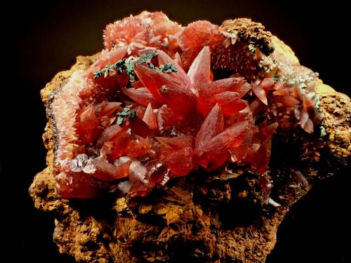 Rhodochrosite, Copper<br />Wolf Mine, Herdorf, Siegerland, Rhineland-Palatinate/Rheinland-Pfalz, Germany<br />45 mm x  50 mm x 27 mm<br /> (Author: Don Lum)