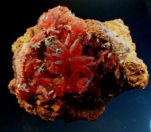 Rhodochrosite, Copper<br />Wolf Mine, Herdorf, Siegerland, Rhineland-Palatinate/Rheinland-Pfalz, Germany<br />45 mm x  50 mm x 27 mm<br /> (Author: Don Lum)