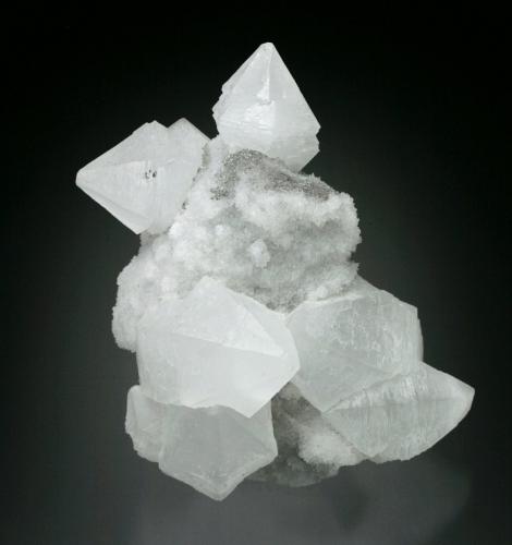 Witherite, Alstonite<br />Fallowfield Mine, Acomb, Hexham, Tyne Valley, Northumberland, England / United Kingdom<br />7x6x3 cm overall size<br /> (Author: Jesse Fisher)