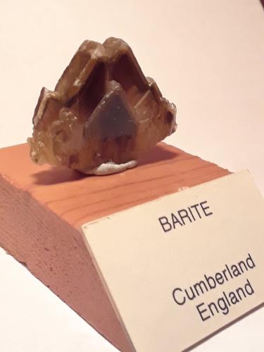 Baryte<br />former Cumberland, Cumbria, England / United Kingdom<br />3.5 x 2.5 cm<br /> (Author: texasdigger)