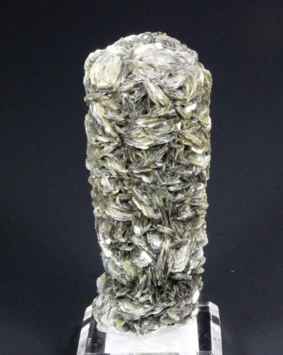 Muscovite after Tourmaline<br />Mina Sapo, Ferruginha, Conselheiro Pena, Vale do Rio Doce, Minas Gerais, Brasil<br />82 mm x 37 mm x 35 mm<br /> (Author: Don Lum)